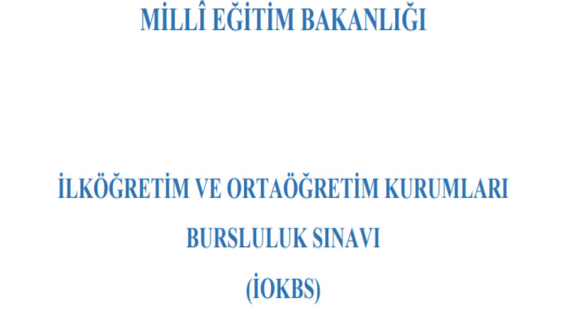 İLKÖĞRETİM VE ORTAÖĞRETİM KURUMLARI BURSLULUK SINAVI 2025 BAŞVURULARI BAŞLADI